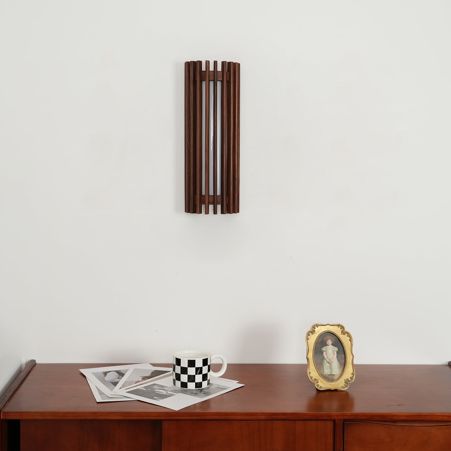 Neyra Walnut Indoor Wall Lamp - Neutral Decor