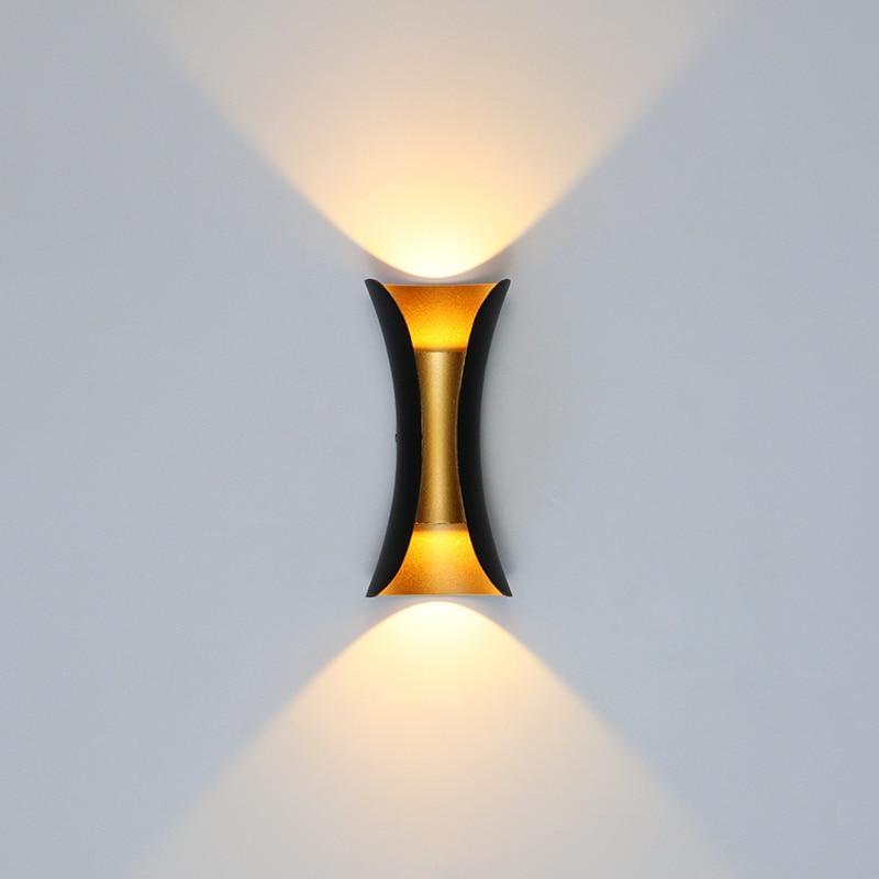 Noxel Curved Outdoor Wall Mounted Led Lamp - Neutral Decor