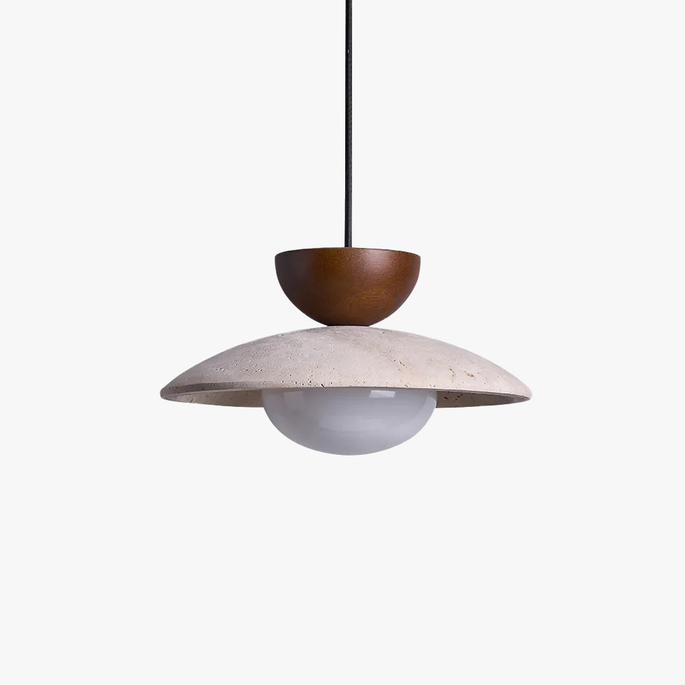 Cleo Travertine Pendant Lights - Neutral Decor