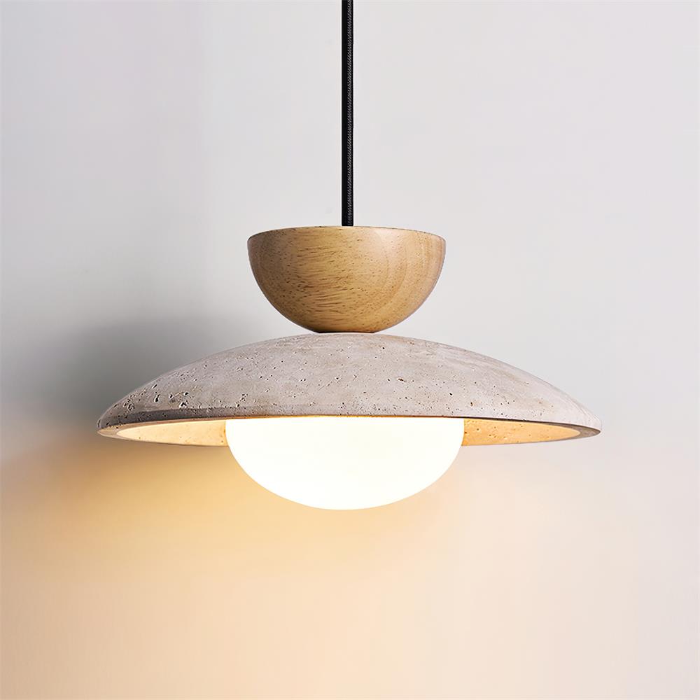 Cleo Travertine Pendant Lights - Neutral Decor